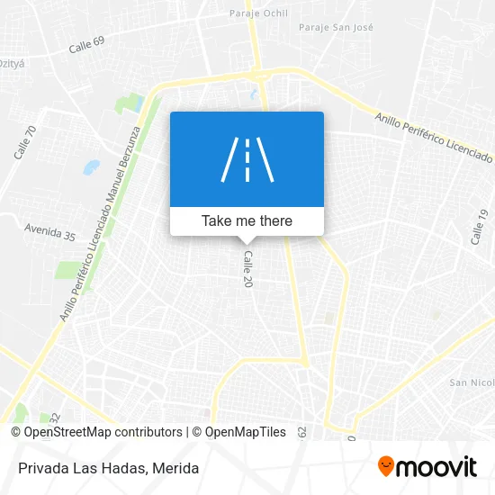Mapa de Privada Las Hadas