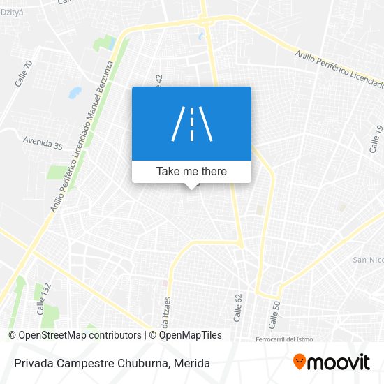 Privada Campestre Chuburna map