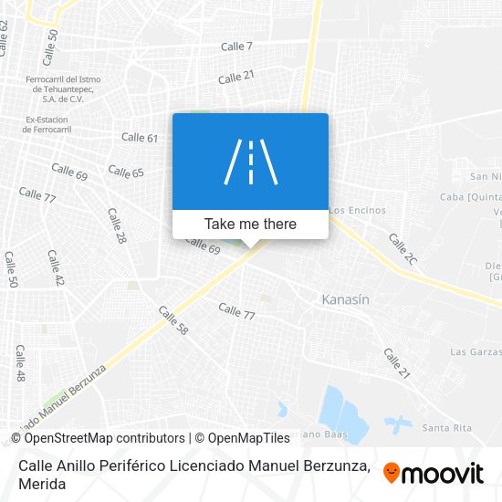 Calle Anillo Periférico Licenciado Manuel Berzunza map