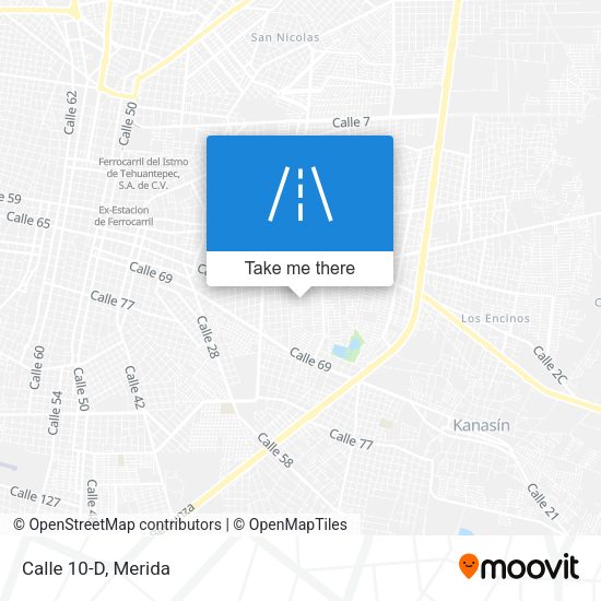 Mapa de Calle 10-D