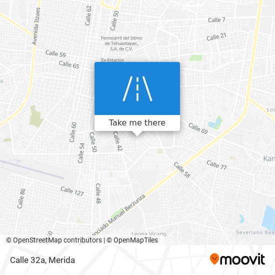 Calle 32a map