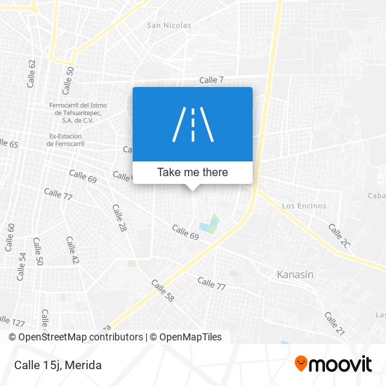 Calle 15j map