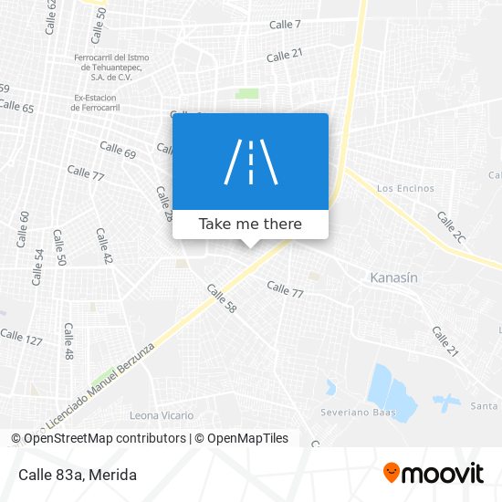 Calle 83a map