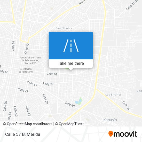 Mapa de Calle 57 B