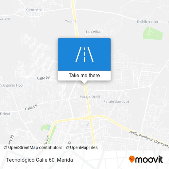 Tecnológico Calle 60 map