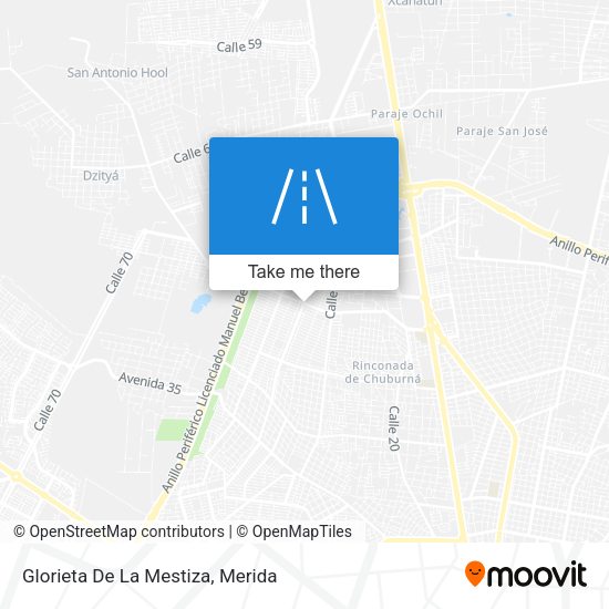 Glorieta De La Mestiza map