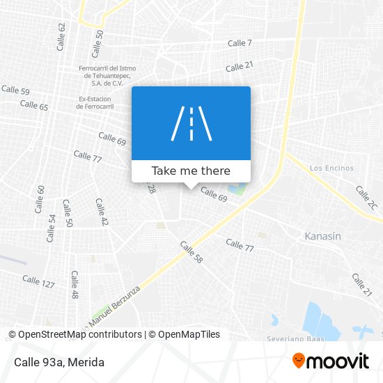 Calle 93a map