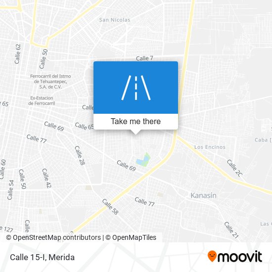 Calle 15-I map