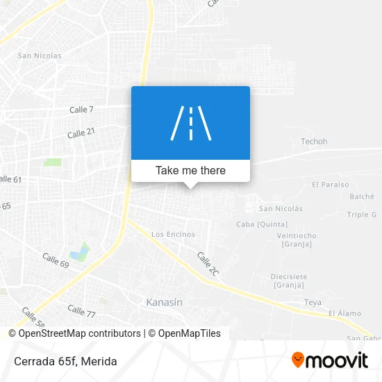 Cerrada 65f map