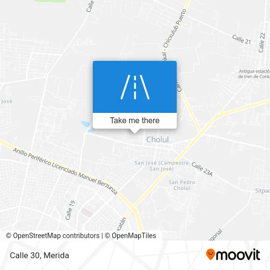 Mapa de Calle 30
