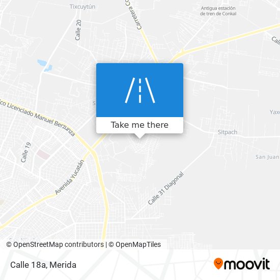 Calle 18a map