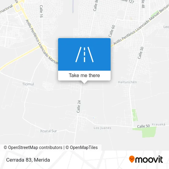 Cerrada 83 map