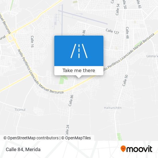 Calle 84 map