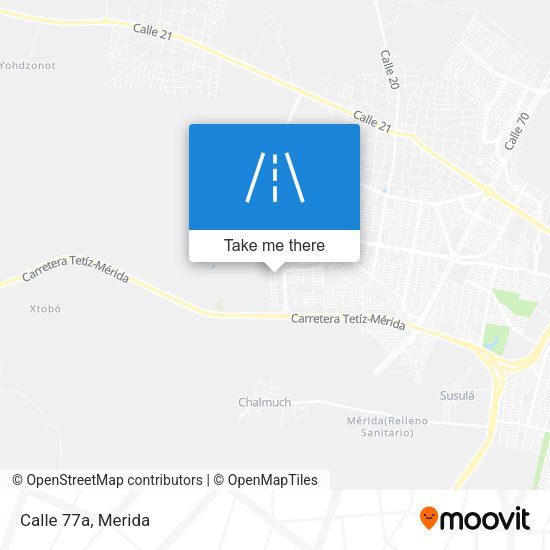 Mapa de Calle 77a