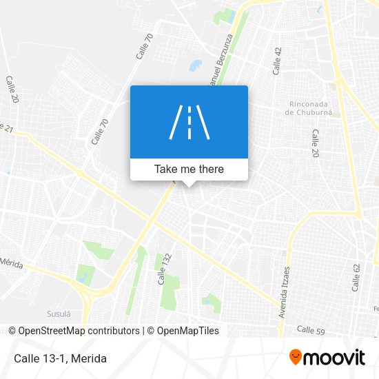 Mapa de Calle 13-1