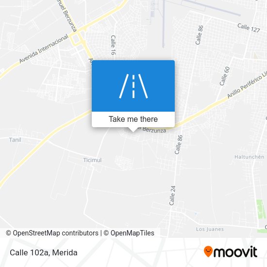 Mapa de Calle 102a