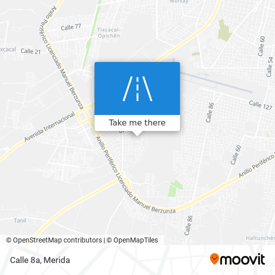 Calle 8a map