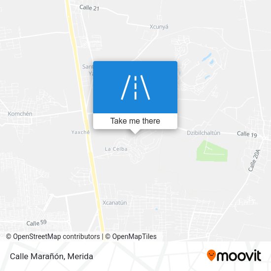Mapa de Calle Marañón