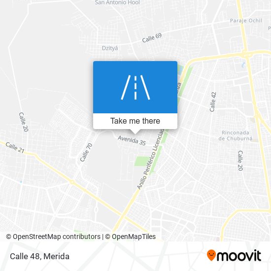 Calle 48 map