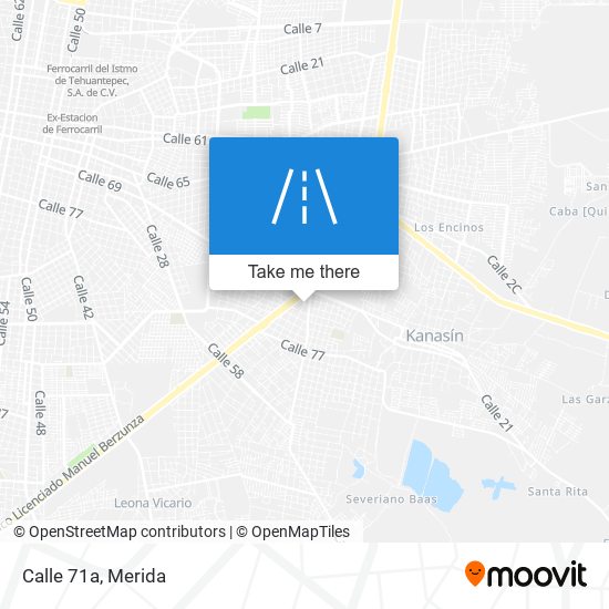 Calle 71a map