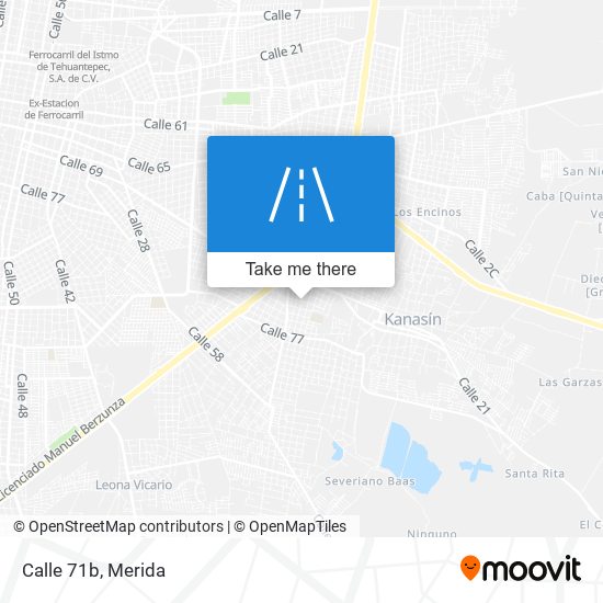 Calle 71b map