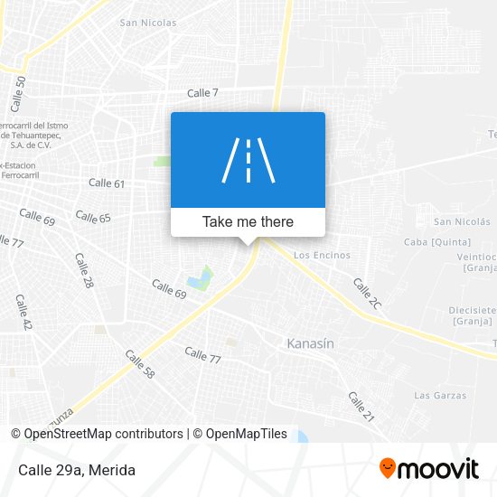 Mapa de Calle 29a