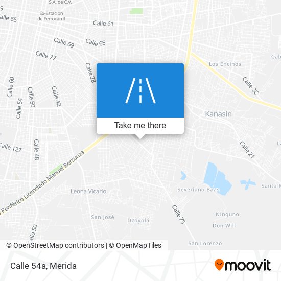 Calle 54a map