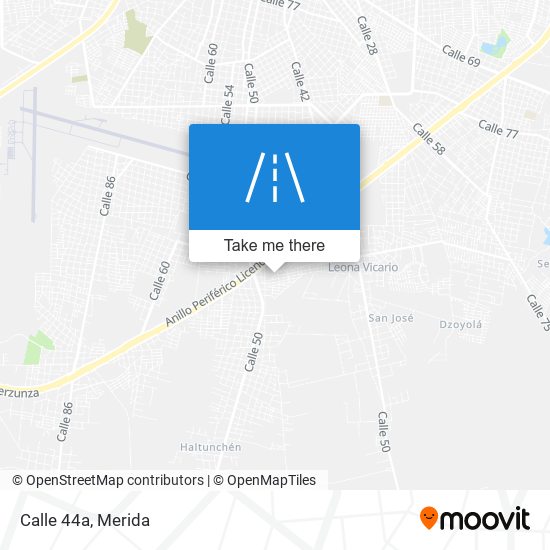 Calle 44a map