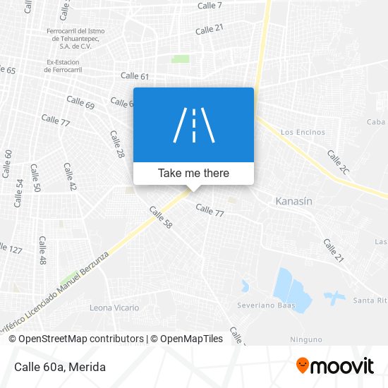 Calle 60a map