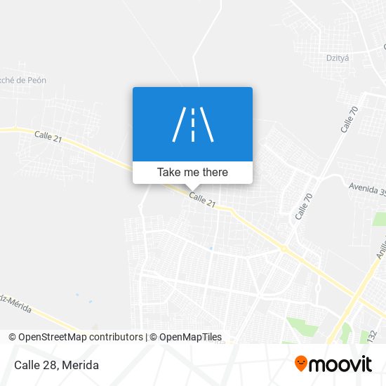 Calle 28 map