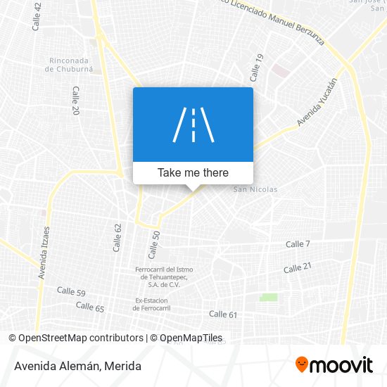 Avenida Alemán map