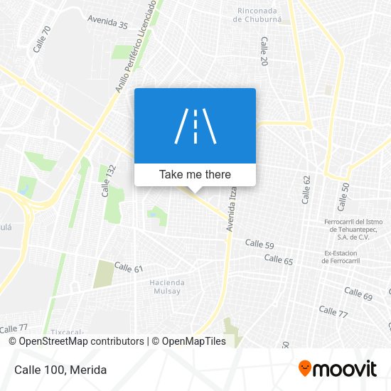 Mapa de Calle 100