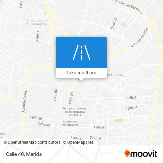 Calle 40 map