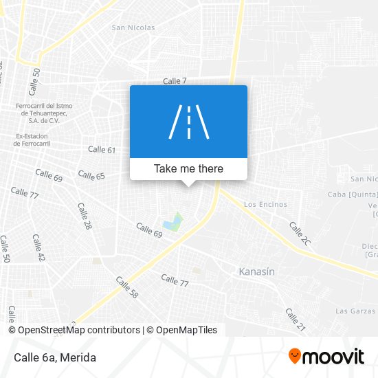 Calle 6a map