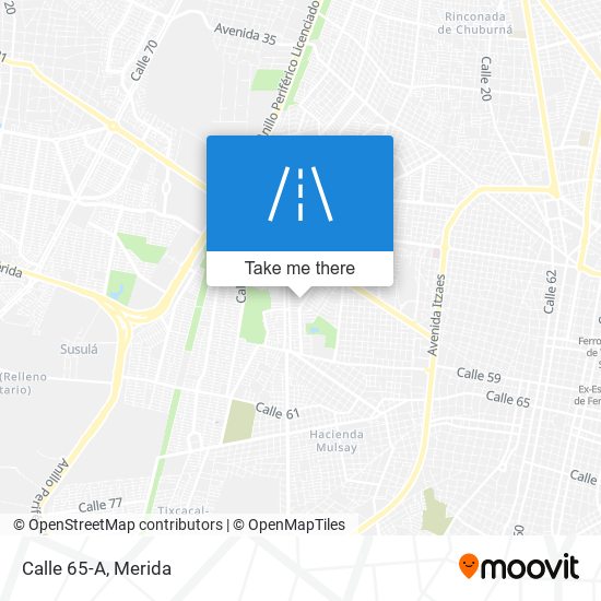 Calle 65-A map