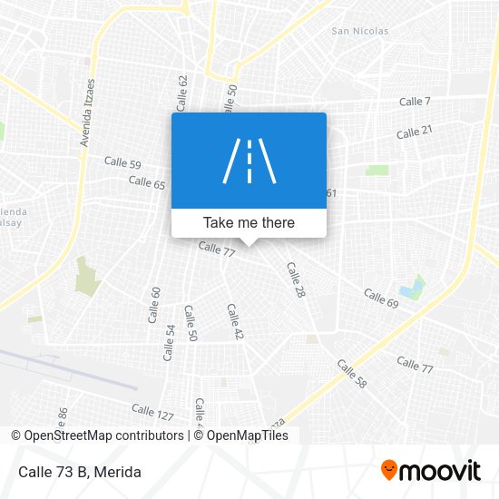 Mapa de Calle 73 B