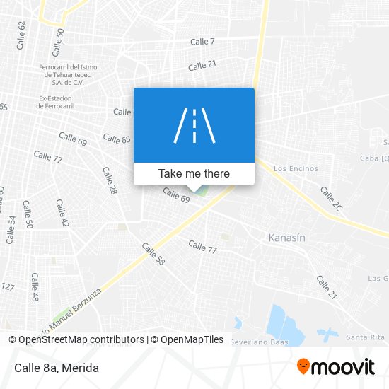 Calle 8a map