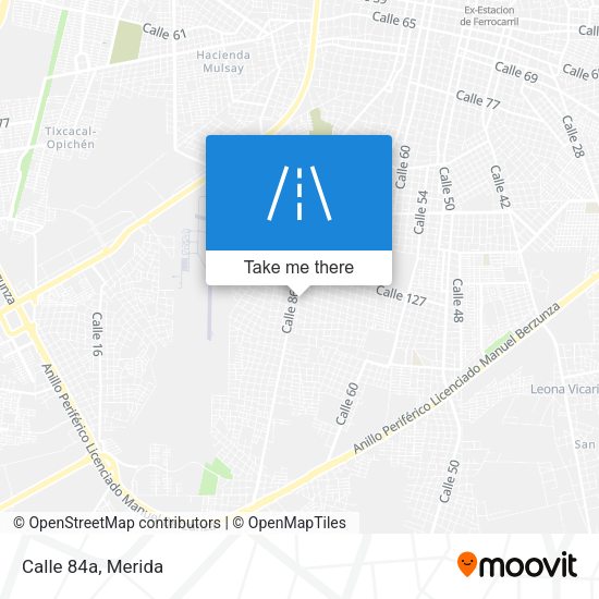 Calle 84a map