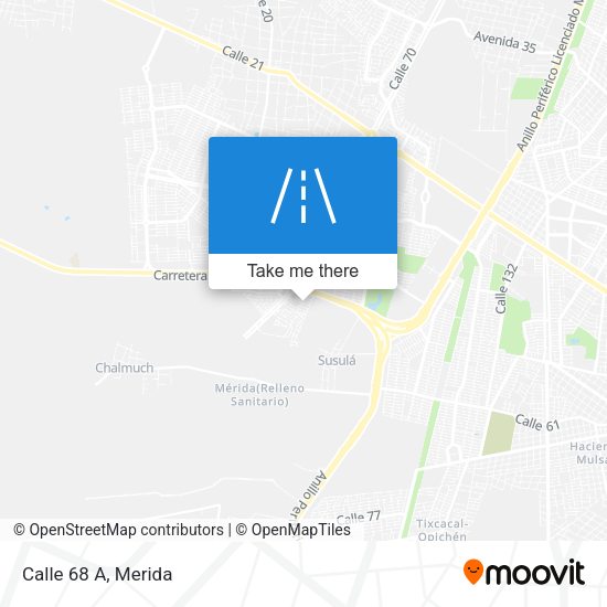 Mapa de Calle 68 A