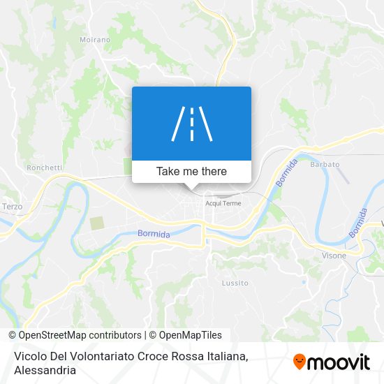 Vicolo Del Volontariato Croce Rossa Italiana map