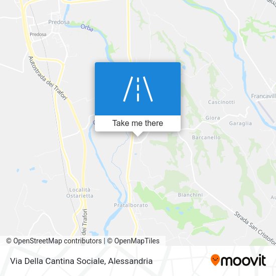 Via Della Cantina Sociale map