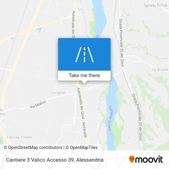 Cantiere 3 Valico Accesso 39 map
