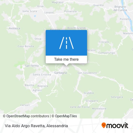 Via Aldo Argo Ravetta map