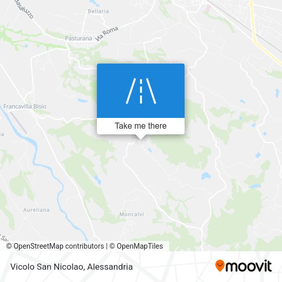 Vicolo San Nicolao map