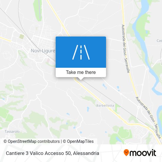 Cantiere 3 Valico Accesso 50 map