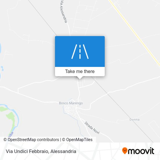 Via Undici Febbraio map