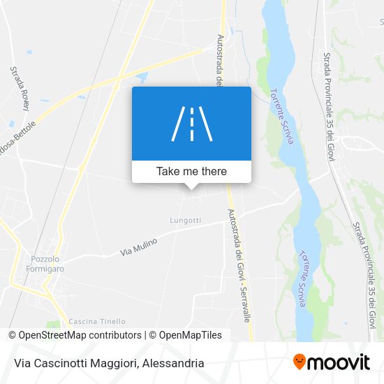 Via Cascinotti Maggiori map
