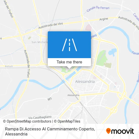 Access Ramp to Covered Walkway map