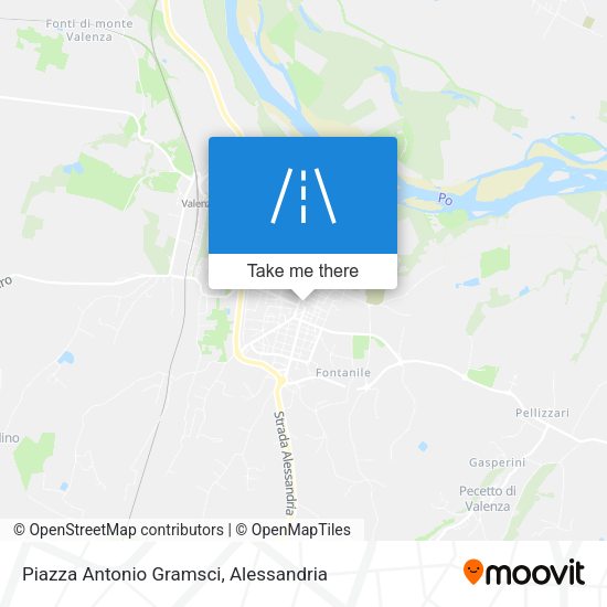 Piazza Antonio Gramsci map