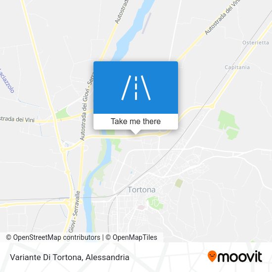 Variante Di Tortona map